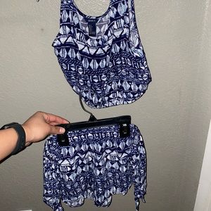 Crop top & shorts set